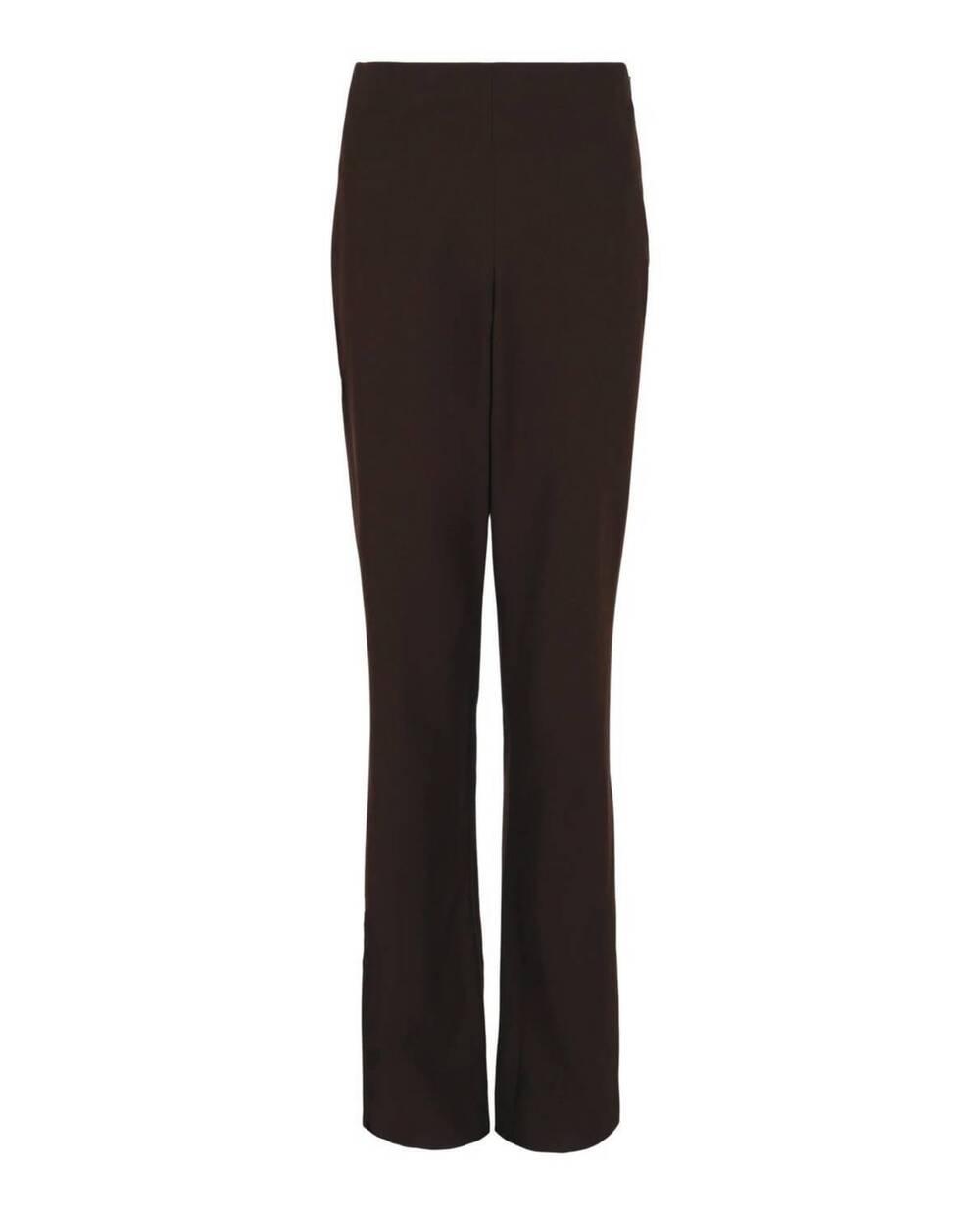 NEW SALVATORE FERRAGAMO women's tailored bootcut pants in dark brown